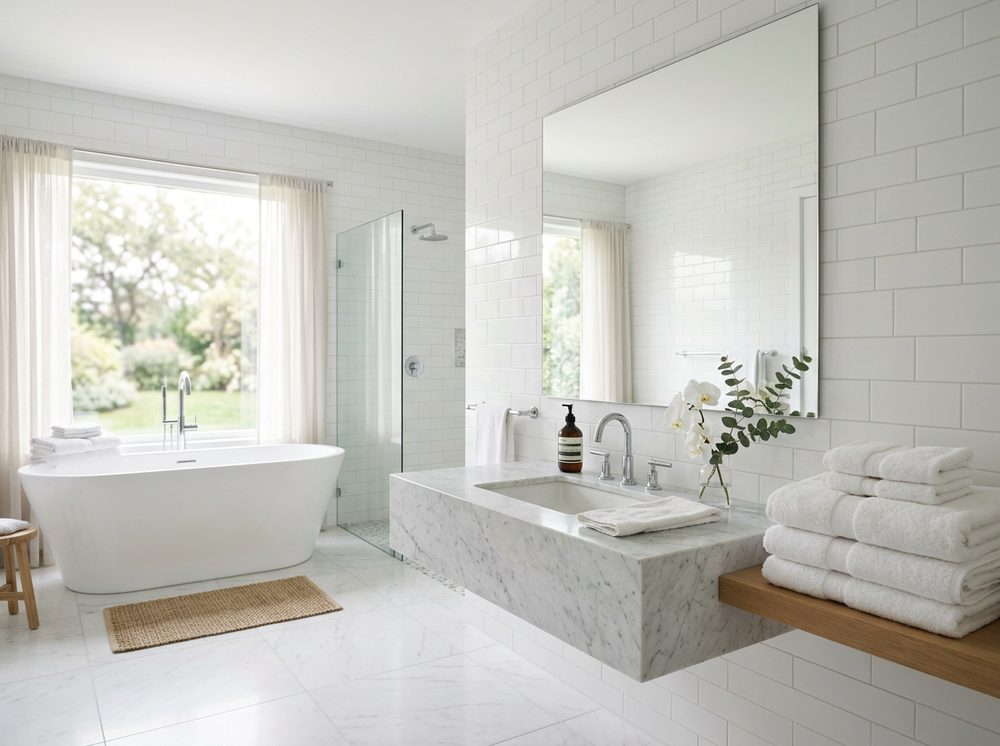 Baño desinfectado